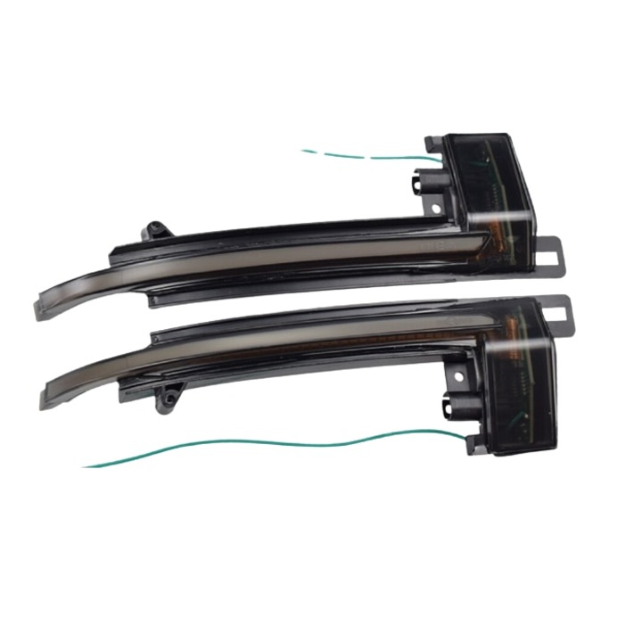 Set semnalizare dinamica oglinda 2 culori Audi A4 S4 B8, A5 S5 B8, A6 S6 4F C6, A8 S8 D3, Q3 SQ3, A3 8P
