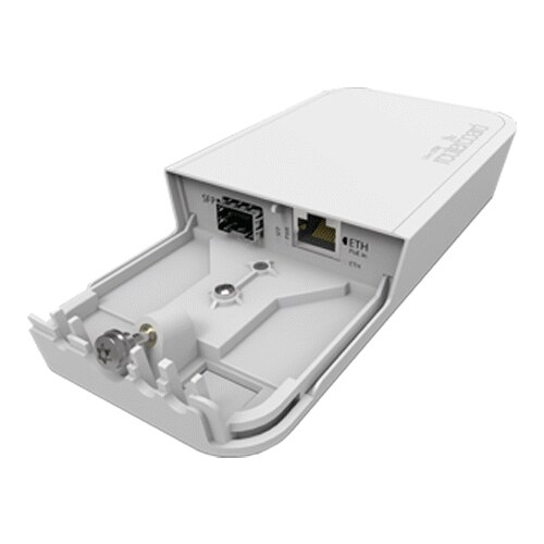 Convertor fibra-cupru Gigabit, carcasa de exterior, PoE in - Mikrotik RBFTC11