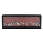 Felinar tip semineu, cu LED, 30x30x13 cm