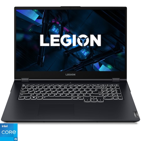 Лаптоп Gaming Lenovo Legion 5 17ITH6H, Intel® Core™ i5-11400H, 17.3", Full HD, RAM 8GB, 512GB SSD, NVIDIA® GeForce® RTX™ 3060 6GB, No OS, Phantom Blue