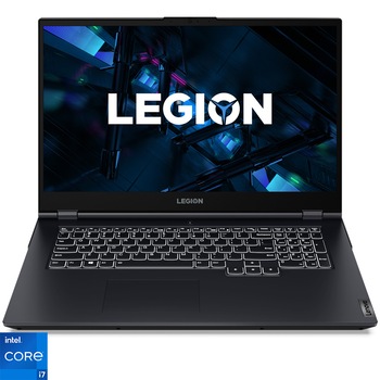 Laptop Gaming Lenovo Legion 5 17ITH6 cu procesor Intel Core i7-11800H pana la 4.60 GHz, 17.3 Laptop Gaming Lenovo Legion 5 17ITH6 cu procesor Intel Core i7-11800H pana la 4.60 GHz, 17.3
