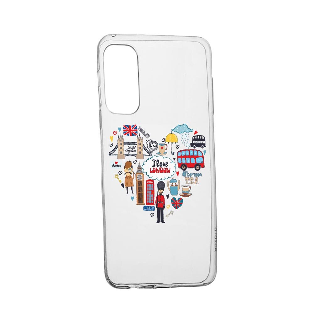 Husa Silicon Compatibila cu OnePlus 9 Pro, I Love London, rezistenta la uzura, anti-alunecare, 732