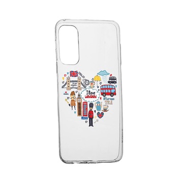 Husa Silicon Compatibila cu Samsung Galaxy A03s, I Love London, rezistenta la uzura, anti-alunecare, 732 Husa Silicon Compatibila cu Samsung Galaxy A03s, I Love London, rezistenta la uzura, anti-alunecare, 732