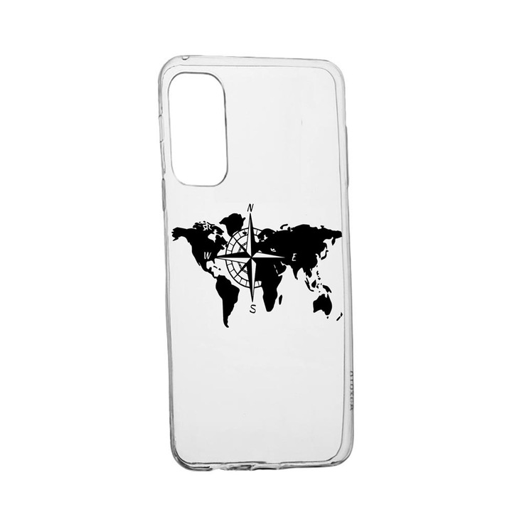 Husa Silicon Compatibila cu Huawei P50 Pro, Traveler, rezistenta la uzura, anti-alunecare, 735