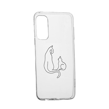 Husa Silicon Compatibila cu Samsung Galaxy A52s 5G, Abstract Cat, rezistenta la uzura, anti-alunecare, 738 Husa Silicon Compatibila cu Samsung Galaxy A52s 5G, Abstract Cat, rezistenta la uzura, anti-alunecare, 738