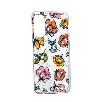 Husa Silicon Compatibila cu Samsung Galaxy A03s, Flowers - Pastel Colors, rezistenta la uzura, anti-alunecare, 755 Husa Silicon Compatibila cu Samsung Galaxy A03s, Flowers - Pastel Colors, rezistenta la uzura, anti-alunecare, 755