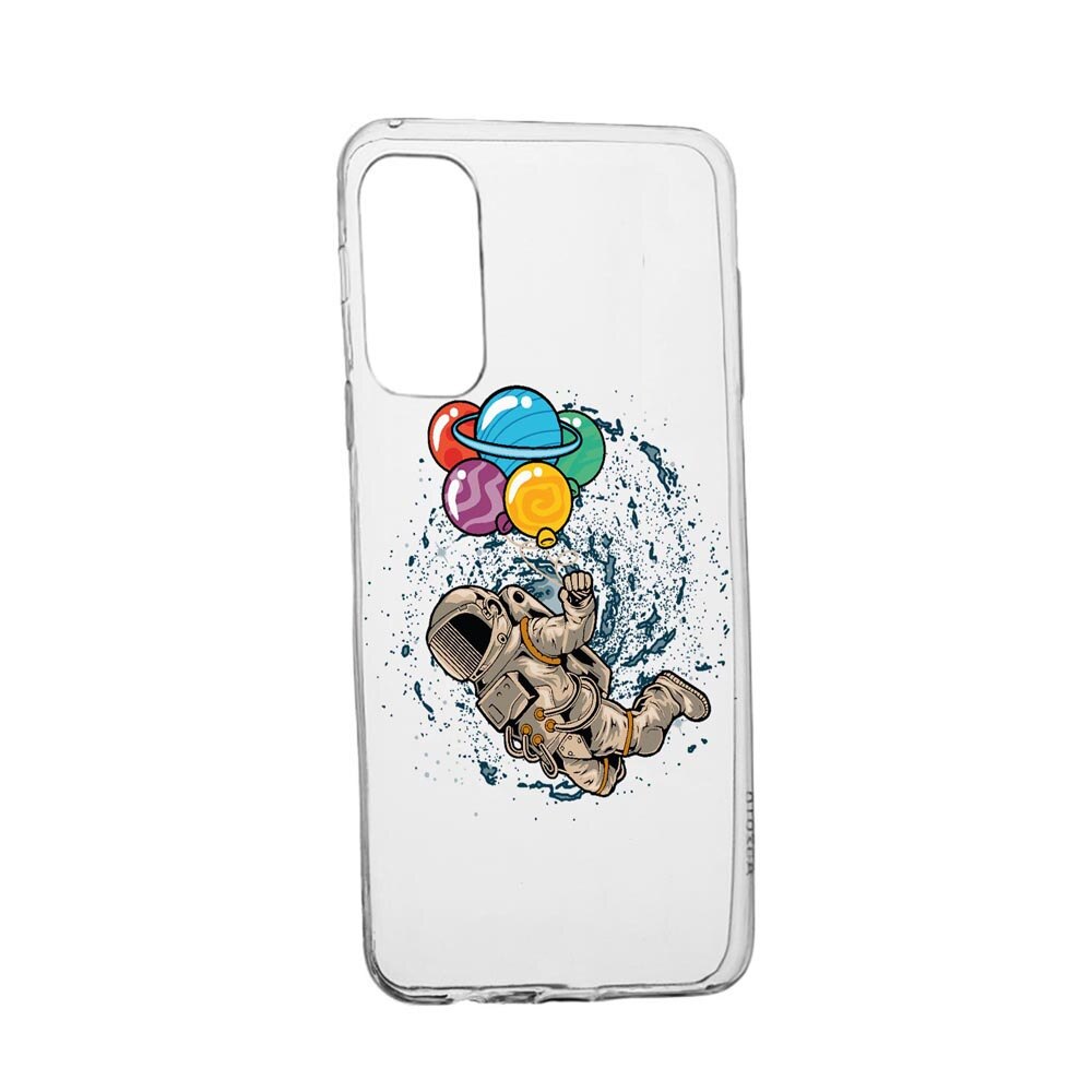 Husa Silicon Compatibila cu Samsung Galaxy S20 FE 5G, Happy Astronaut, rezistenta la uzura, anti-alunecare, 773