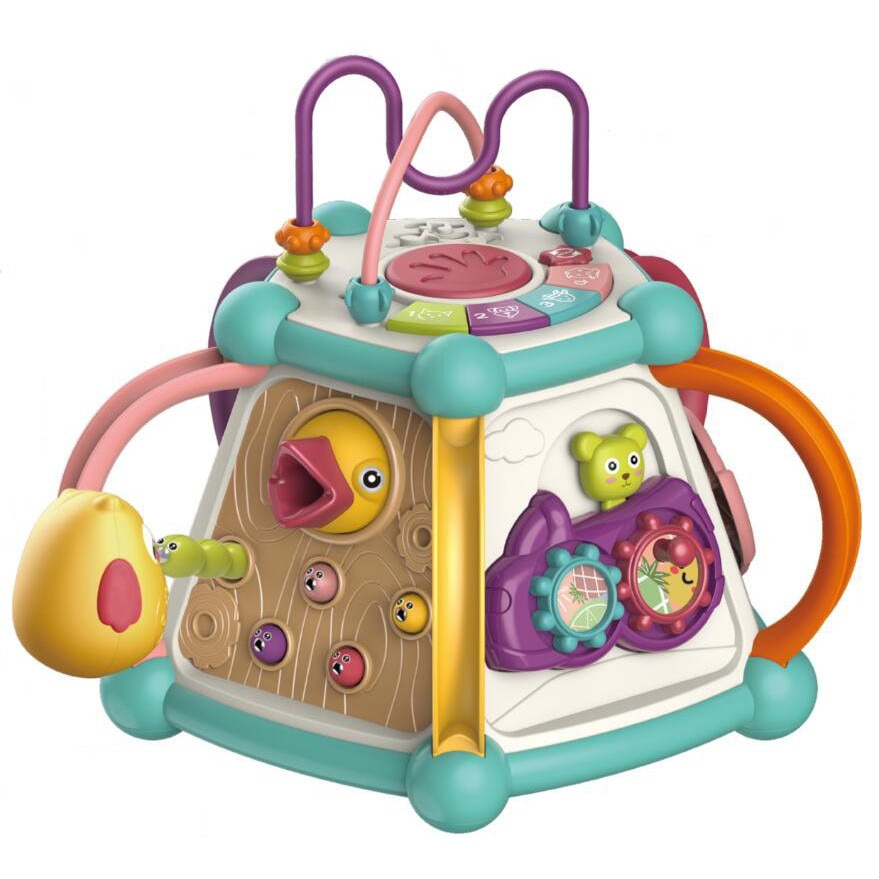 Centru de activitati interactiv 9 in 1 Magic Box Bebe