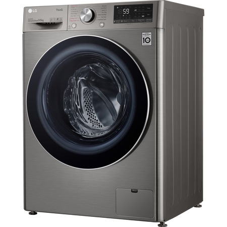 Masina de spalat rufe cu uscator LG F4DV509S0E, 9 kg spalare, 6 kg uscare, 1400 rpm, Clasa B, TurboWash 59, Steam, Argintiu