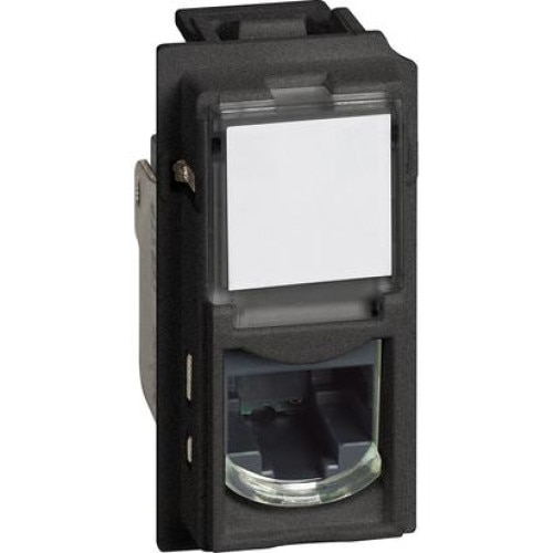 Priza date UTP CAT5E RJ45, 1M, Bticino, Living NOW, Negru, KG4279C5E