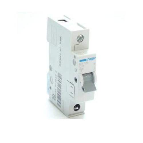Siguranta Automata, Hager, 25A, 1P, 4.5KA, Curba C, MY125