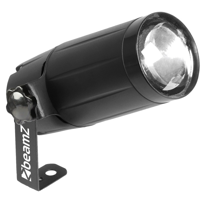 Proiector pinspot, LED alb 6W, BeamZ PS6WB
