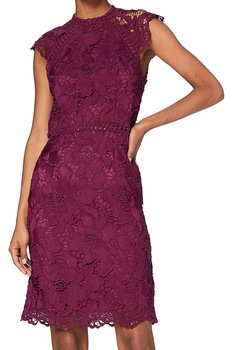 Rochie midi dama 'Eleya' Chi Chi, rosie, 40 EU Rochie midi dama 'Eleya' Chi Chi, rosie, 40 EU