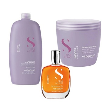 Set pentru netezire Alfaparf Milano Semi Di Lino Sampon 1000 ml, Masca 500 ml, Ulei pentru netezire 100 ml Set pentru netezire Alfaparf Milano Semi Di Lino Sampon 1000 ml, Masca 500 ml, Ulei pentru netezire 100 ml