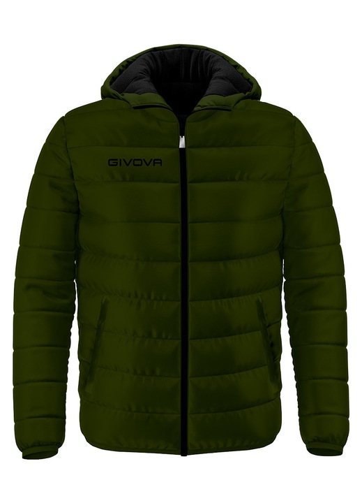 Givova Holland kabát, katonai zöld/fekete, Khaki