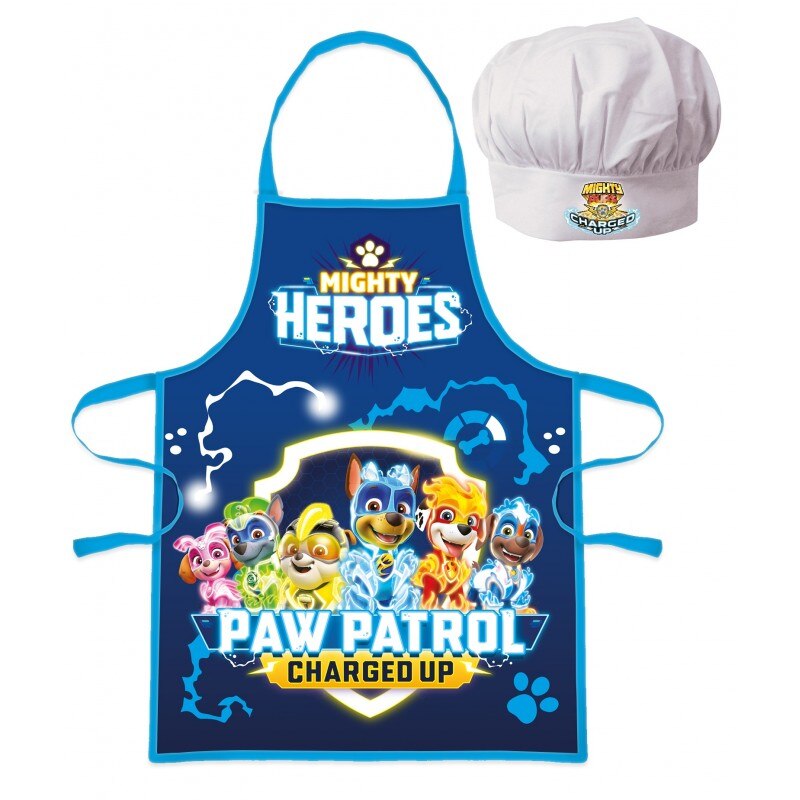 Set Sort Si Boneta De Bucatar Paw Patrol Charged Up , 3-8Ani, Multicolor