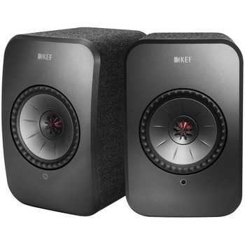 Boxe KEF LSX wireless streaming, 2 x 100 W, Bluetooth, Air Play 2, Negru Boxe KEF LSX wireless streaming, 2 x 100 W, Bluetooth, Air Play 2, Negru