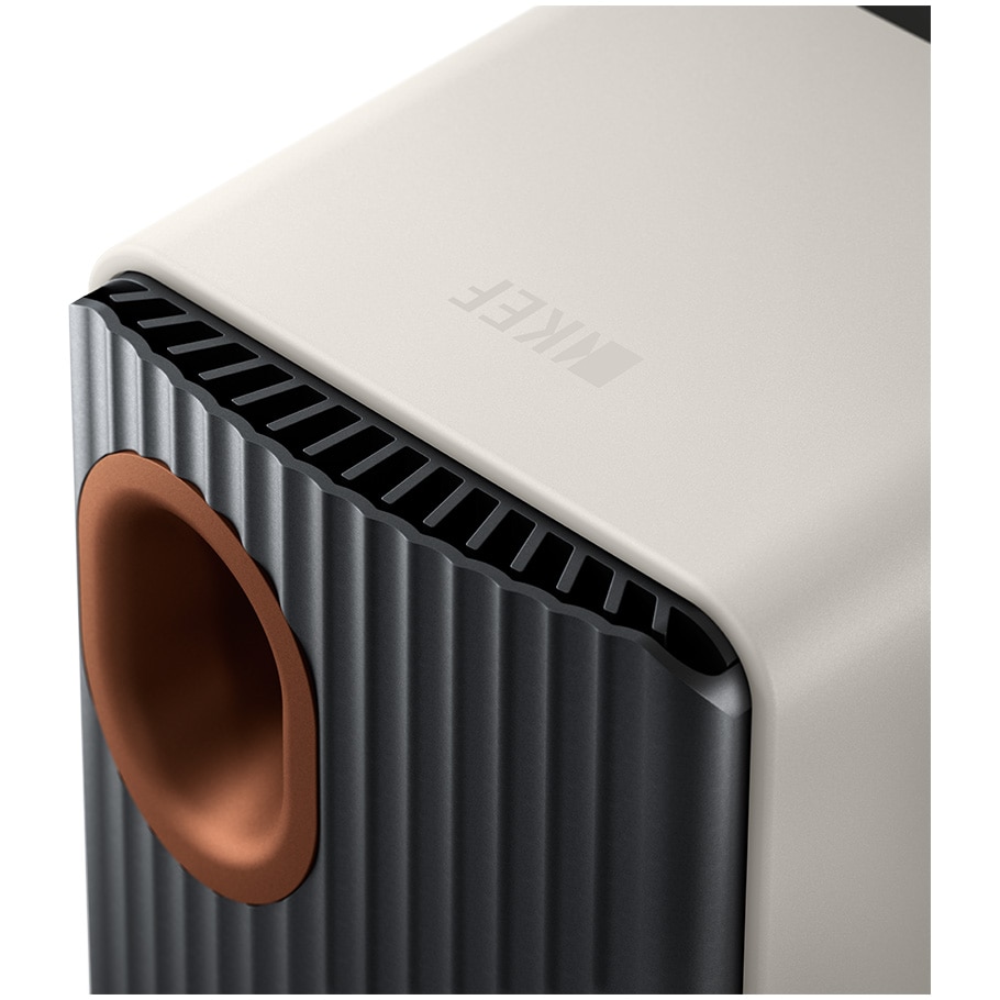 Boxe KEF LS50 wireless II streaming, 2 x 380 W, Bluetooth, HDMI, Air Play 2, Alb