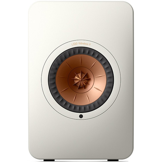 Boxe KEF LS50 wireless II streaming, 2 x 380 W, Bluetooth, HDMI, Air Play 2, Alb