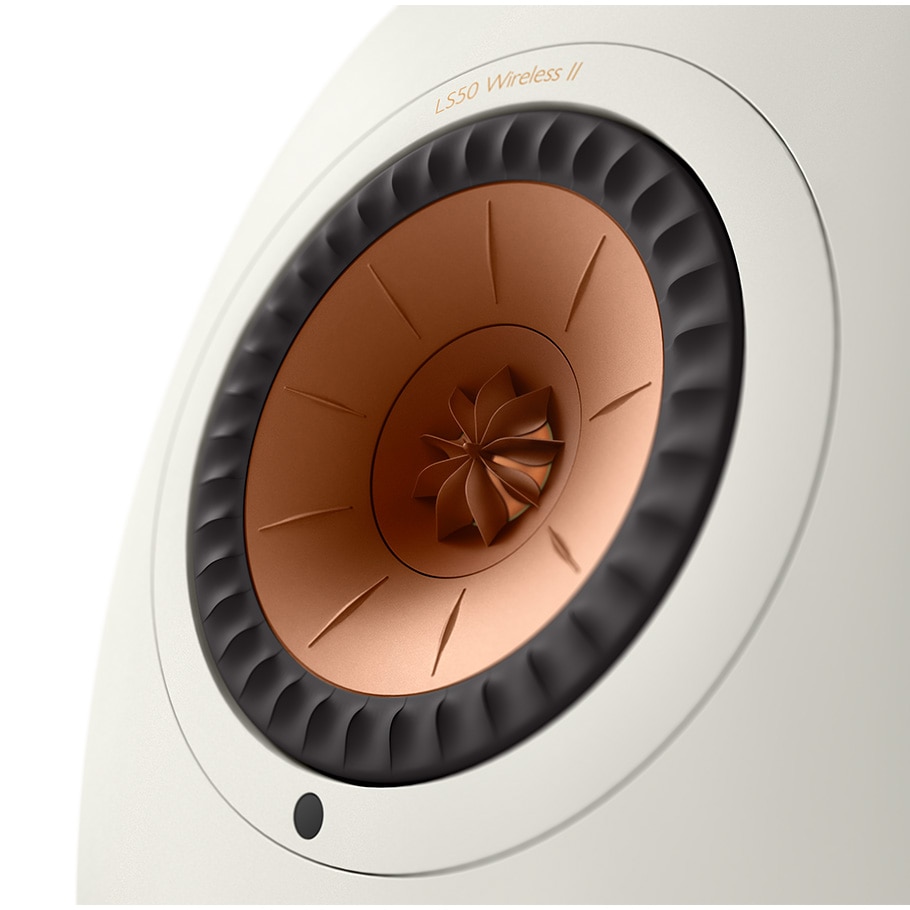 Boxe KEF LS50 wireless II streaming, 2 x 380 W, Bluetooth, HDMI, Air Play 2, Alb