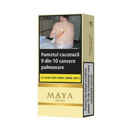 Tigari de foi Maya Yellow 10 bucati