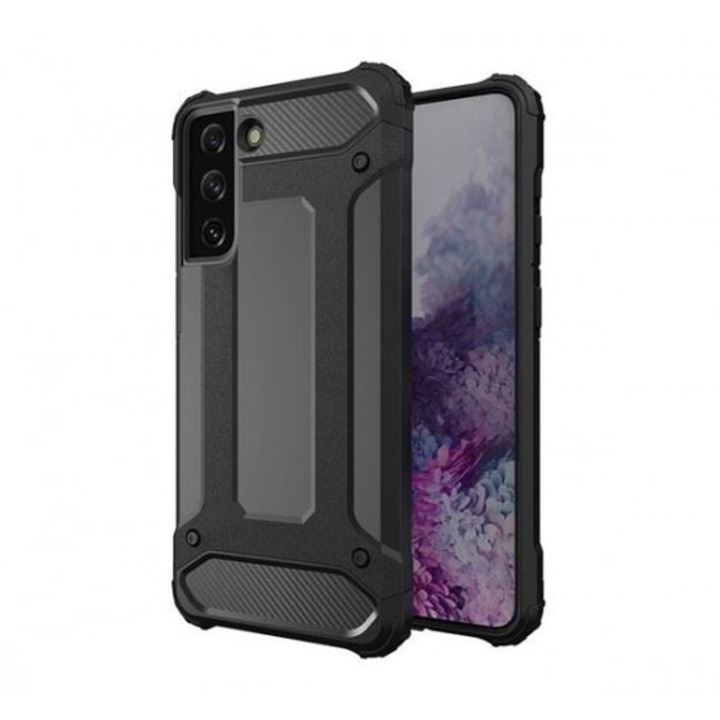 Samsung G990B Galaxy S21 FE 5G ütésálló hátlap - Armor - fekete