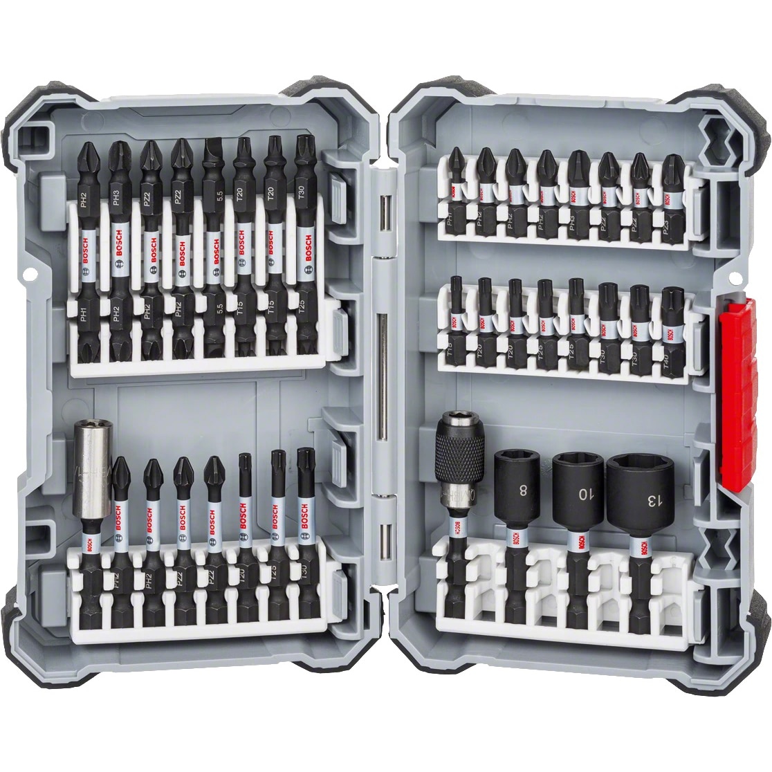 Set 36 accesorii insurubare cu impact Bosch Impact Control 2608522365 ...