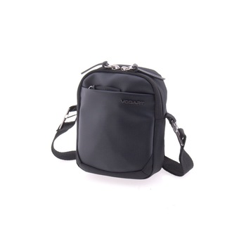 Geanta de umar, din material reciclat, Vogart, EBORN, 8.5 x 15 x 6.5 cm, MV 24202, Negru Geanta de umar, din material reciclat, Vogart, EBORN, 8.5 x 15 x 6.5 cm, MV 24202, Negru
