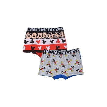 Set 2 perechi boxeri baieti,Mickey Mouse, Face , multicolor, Set 2 perechi boxeri baieti,Mickey Mouse, Face , multicolor,