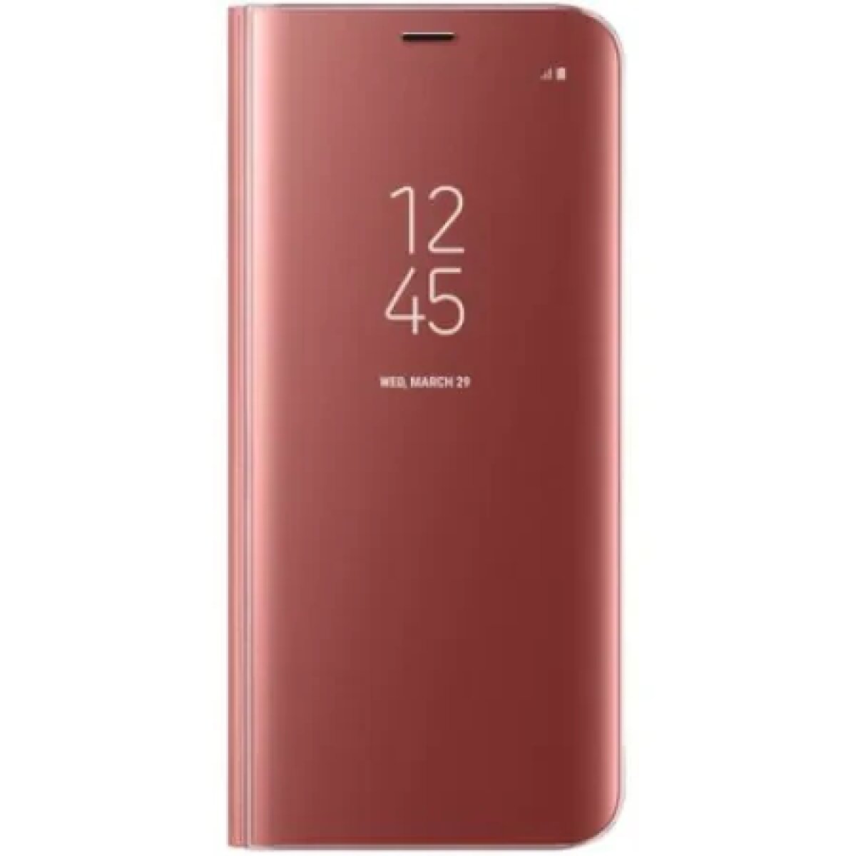 Husa Book Smart Clear View pentru Samsung Galaxy S20 FE/S20 FE 5G Roz