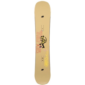 Placa snowboard K2 WORLD PEACE, 158wcm, crem Placa snowboard K2 WORLD PEACE, 158wcm, crem