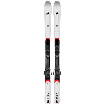 Schiuri K2 STRIKE M2 10 QUIKCLIK, cu legaturi, 163cm, alb/negru Schiuri K2 STRIKE M2 10 QUIKCLIK, cu legaturi, 163cm, alb/negru