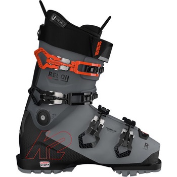 Clapari ski K2 RECON 100 MV GRIPWALK, marime 41.5-mondo 26.5, gri/negru/portocaliu Clapari ski K2 RECON 100 MV GRIPWALK, marime 41.5-mondo 26.5, gri/negru/portocaliu