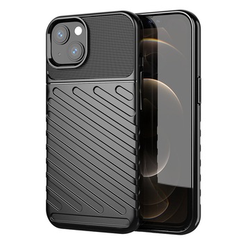 Husa THUNDER ARMOR pentru iPhone 13 Mini, Negru Husa THUNDER ARMOR pentru iPhone 13 Mini, Negru