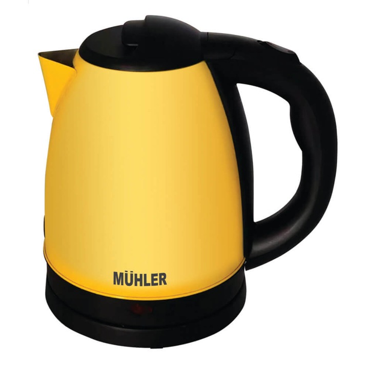 Muhler WK-2077Y Elektromos vízforraló, sárga
