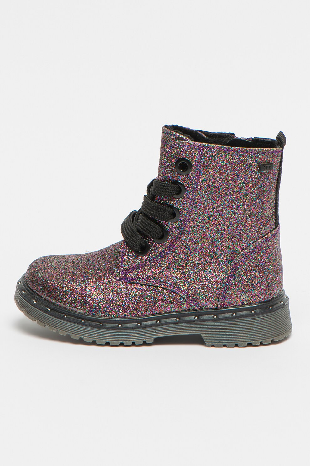 Tom Tailor, Ghete de piele ecologica cu model stralucitor, Multicolora
