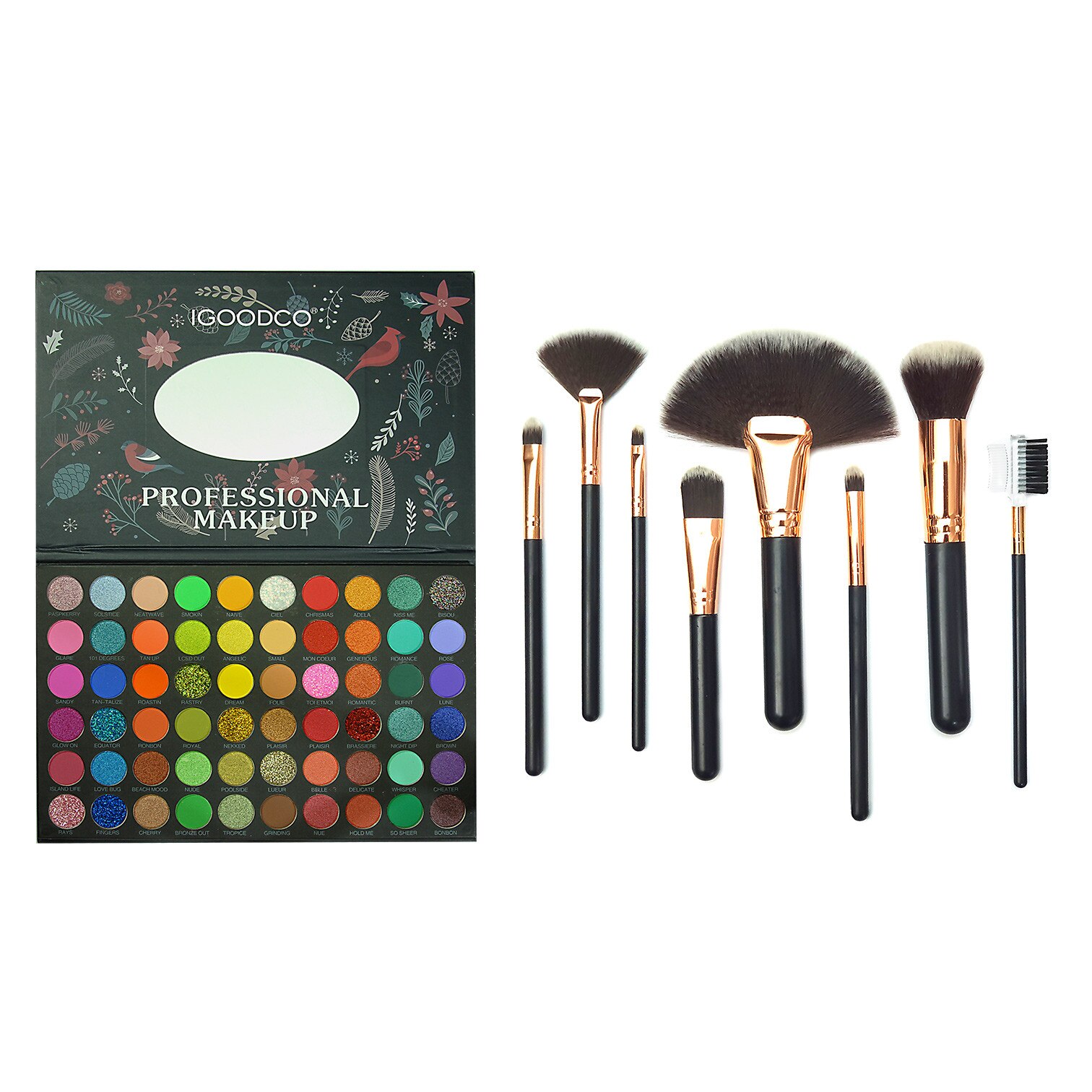 Set farduri si pensule Color Line Nightingale