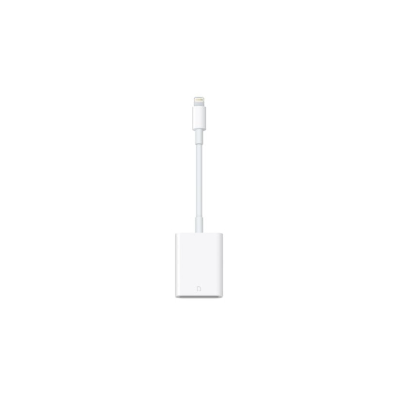 Adaptor de la Lightning la Micro SD, Alb