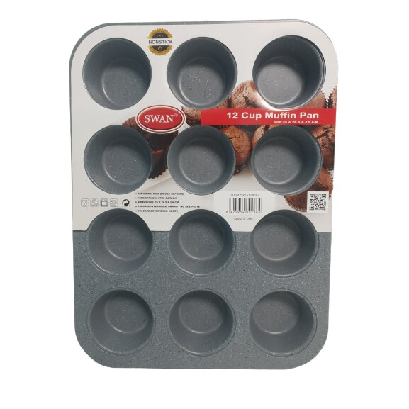 Tava briose, SWAN, 12 forme, Granit, 35x26.5x2.6 cm