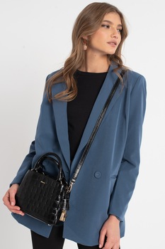 Vero Moda, Sacou supradimensionat Orlanda, Albastru prafuit Vero Moda, Sacou supradimensionat Orlanda, Albastru prafuit