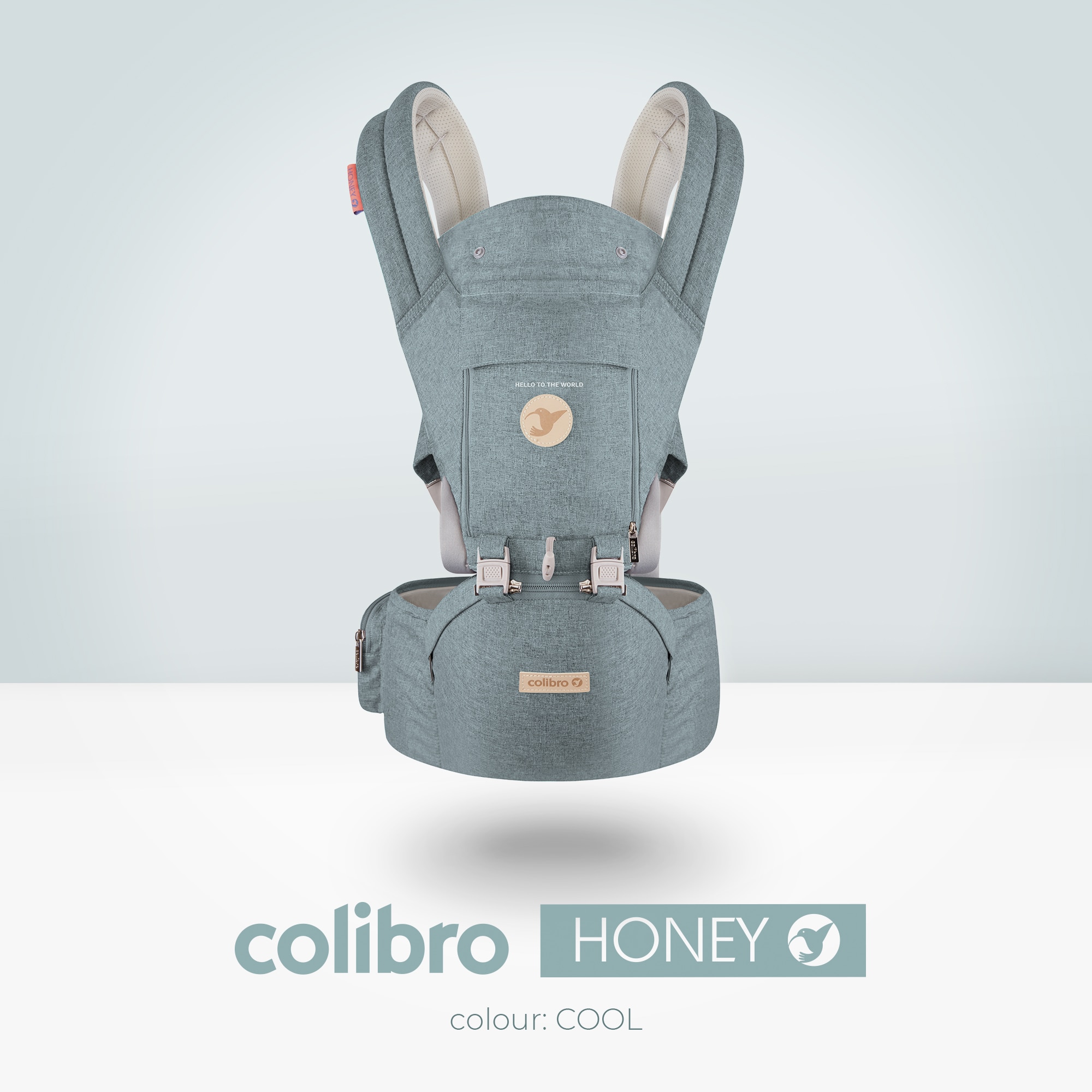 Colibro Honey 6 az 1-ben ergonomikus hordozó kivehető üléssel Cool ...