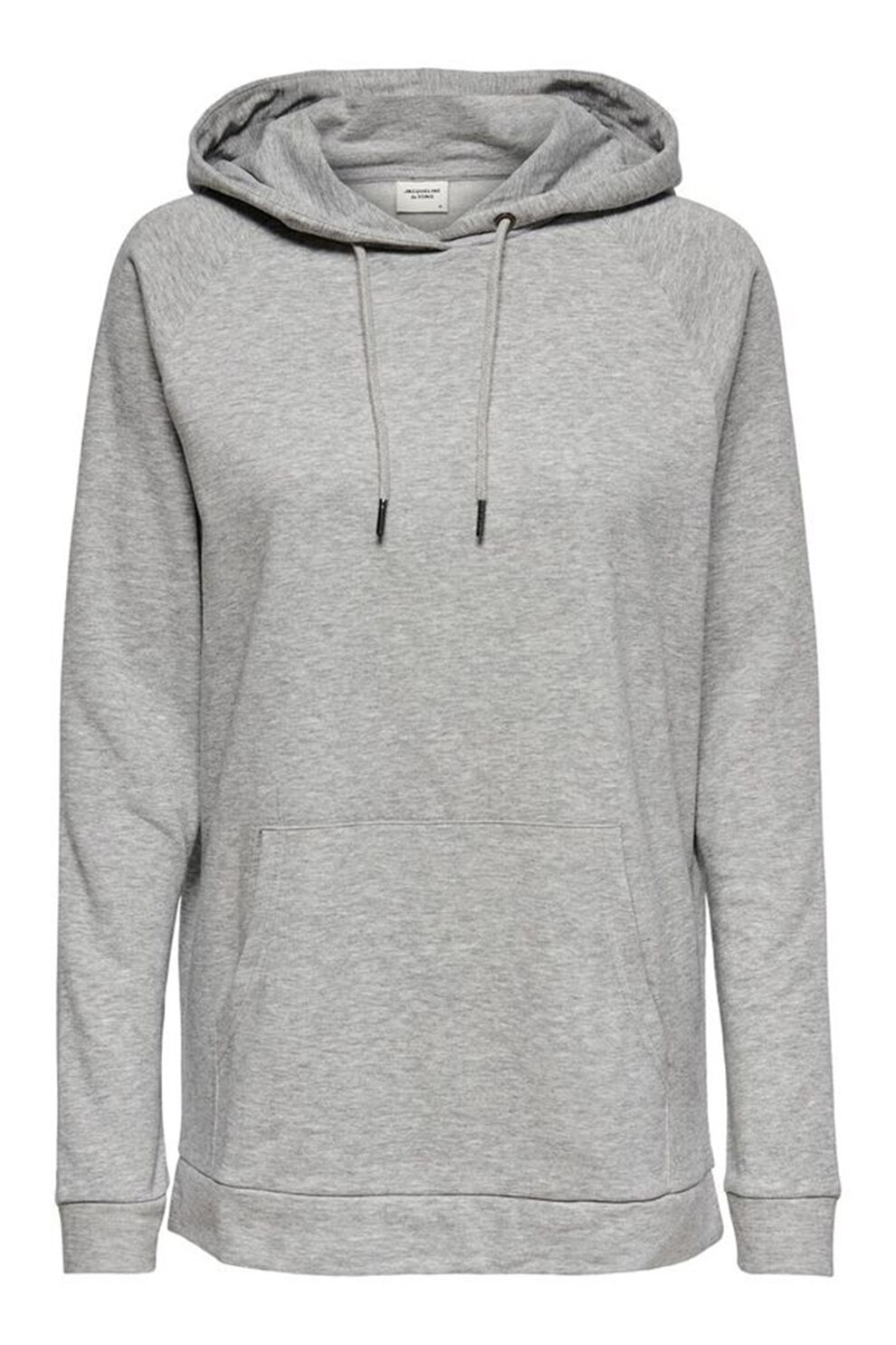 JdY, Hanora lejer cu buzunar kangaroo, Gri deschis melange