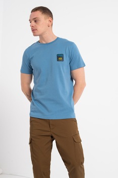 Jack&Jones, Tricou regular fit cu decolteu la baza gatului Tyrko, Albastru lavanda, S Jack&Jones, Tricou regular fit cu decolteu la baza gatului Tyrko, Albastru lavanda, S