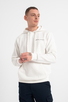 Jack&Jones, Hanorac cu buzunar kangaroo Scream, Alb optic Jack&Jones, Hanorac cu buzunar kangaroo Scream, Alb optic