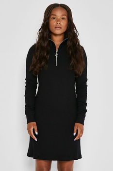 Noisy May, Rochie din amestec de lyocell cu fenta cu fermoar, Negru Noisy May, Rochie din amestec de lyocell cu fenta cu fermoar, Negru
