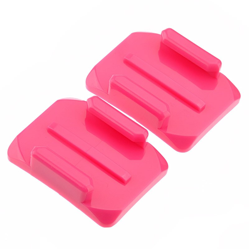 Set Monturi Adezive Curbate compatibile Gopro -Rosii