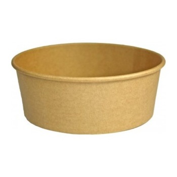 Set Bol din carton pentru Salata Kraft Natur 1250 cc (50buc/set) Set Bol din carton pentru Salata Kraft Natur 1250 cc (50buc/set)