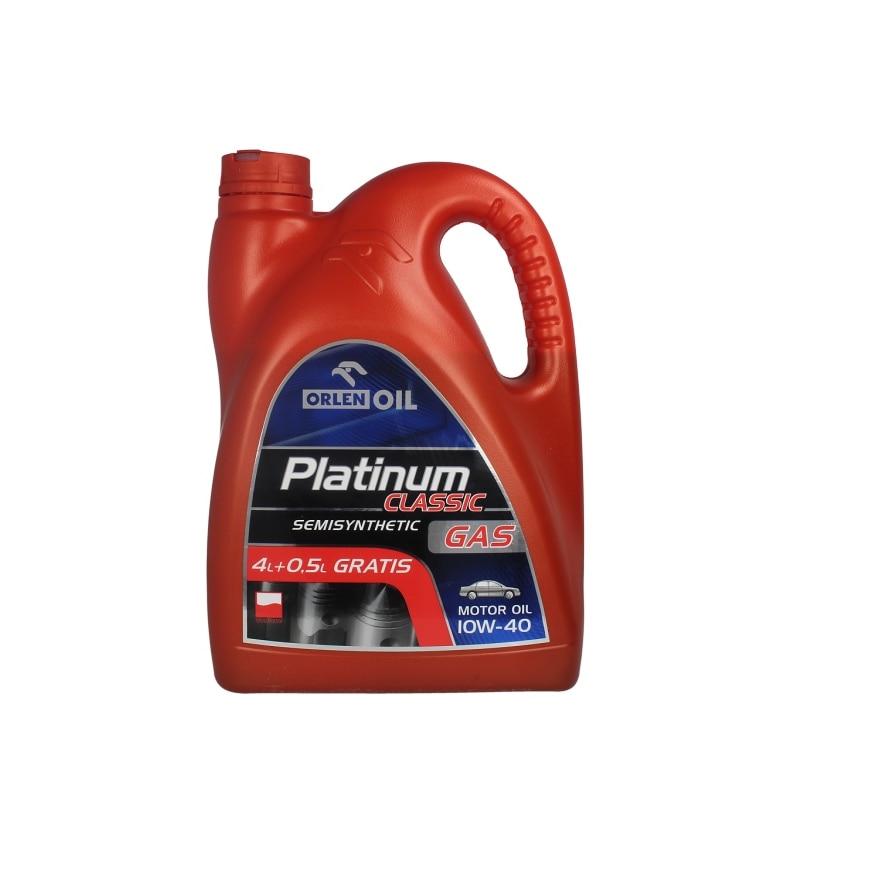 Ulei de motor ORLEN Platinum Classic GAS Semisynthetic 10W40 4.5L