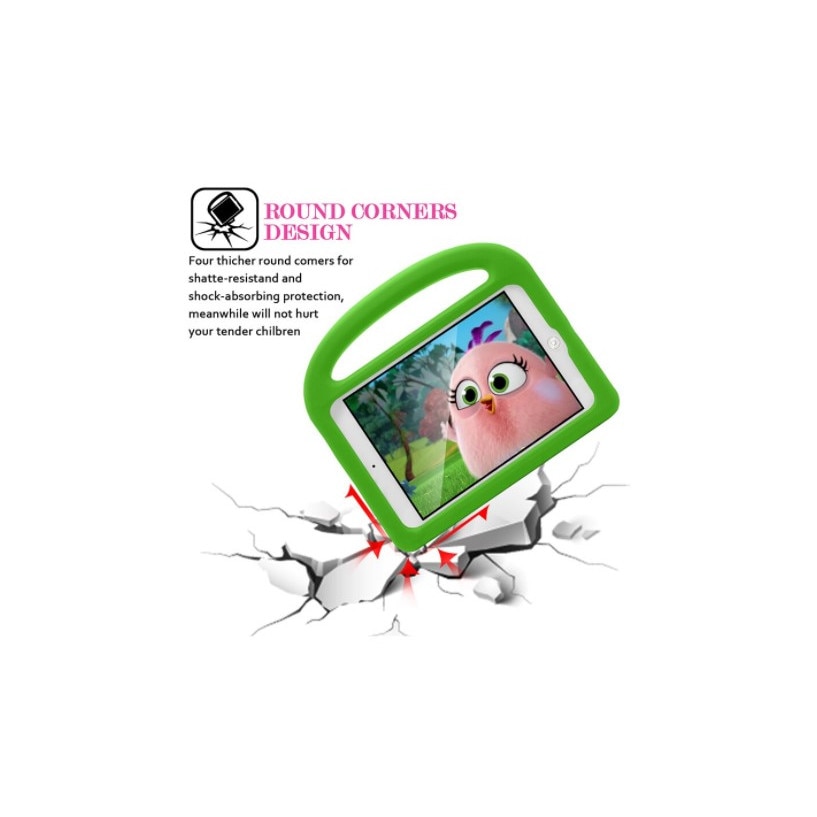 Husa pentru tableta IPAD 2/3/4, 9.7 inch pentru copii, Verde