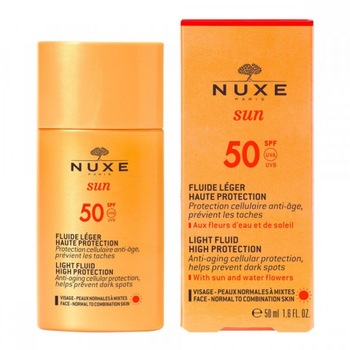 Protectie solara pentru fata Nuxe Sun Hight Protection SPF 50, 50 ml Protectie solara pentru fata Nuxe Sun Hight Protection SPF 50, 50 ml